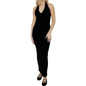 halter neck dress petite Tie Neck Halter Dress main image 1